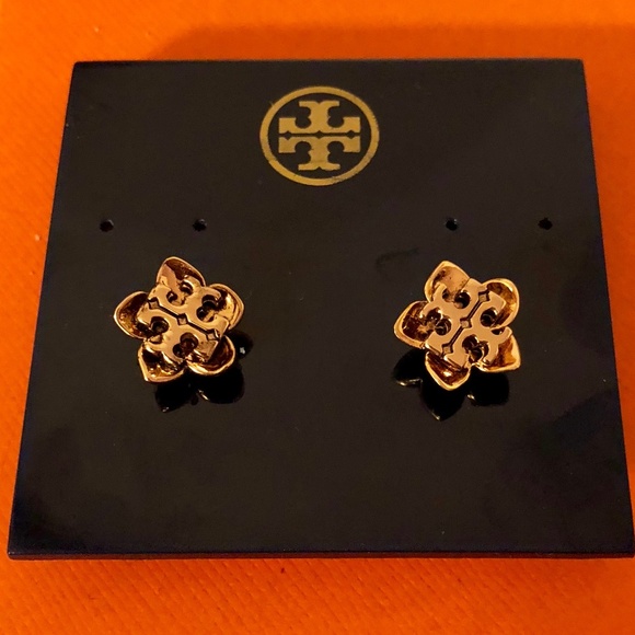 Tory Burch Jewelry - Tory Burch Cecily Flower Earrings NWOT